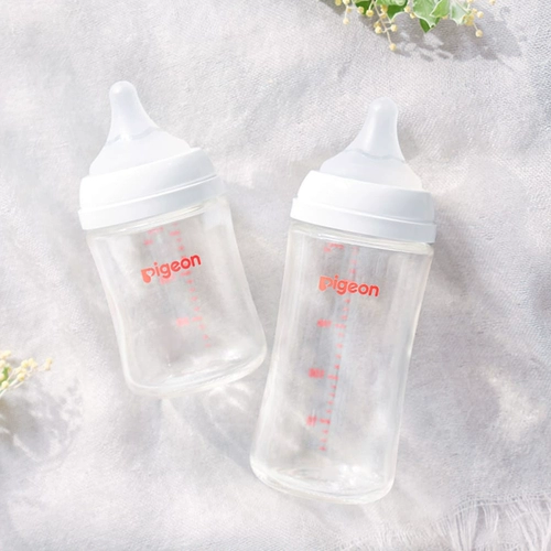 Pigeon, стеклянная антиколиковая японская оригинальная импортная бутылочка для кормления для новорожденных, против вздутия живота