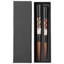 (Self-operated) Sakura solid wood chopsticks imported from Japan Japanese-style chopsticks for one person and one chopstick for separate meals wedding gift for couples