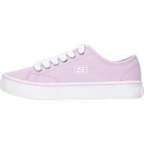 (Self-operated) Skechers sports shoes womens white pink canvas shoes classic casual shoes low-cut sneakers 66666131