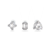 (Self-operated) Swarovski Millenia clip-on earrings with asymmetrical style and temperament
