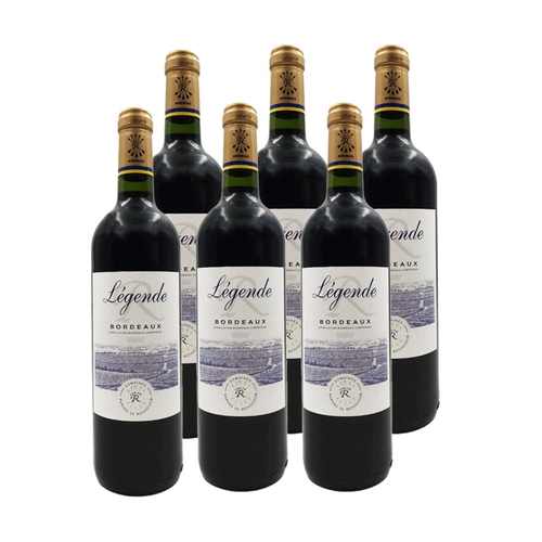[Самостоятельно поработанная] Франция импортировала Rafy Legendary Bordeaux сушеное красное вино, 6 целых коробок красных бусин красное вино