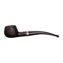 (Self-operated) UK The White Spot SHELL BRIAR 4407 Silver Circle Imported Pipe
