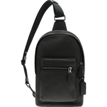 (Self-operated)COACH mens leather shoulder crossbody bag