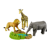 (Self-operated) TAKARA TOMY Anlia prairie hunting set childrens simulation toys