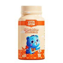 (Self-operated) Vitari Infant Seaweed Calcium Soft Capsule Baby Organic Calcium Childrens Calcium Supplement Height Liquid Calcium