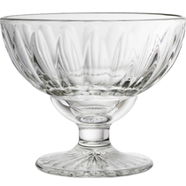 (self-employed) French import LA ROCHERE sweet cup Eurostyle fruit relief glass ice cream salad cup