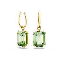 (Self-operated) Swarovski Millenia drop-shaped earrings green fashion