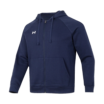 (Self-operated) UA Under Armor jacket jacket new mens hooded casual wear dark blue sportswear 1379767