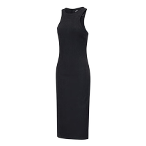 (Self-operated) Nike womens slim sleeveless ribbed full-length dress summer hook skirt FN3680-010