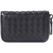 (Self-employed) Middle 99 new unused paternities ladies sheepskin short zipped wallet wallet money clip