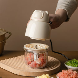 Small Household Electric Blender, Garlic Masher, Garlic Chopper, Meat Grinder, Meat Slicer, Food Processor, Baby Food Maker