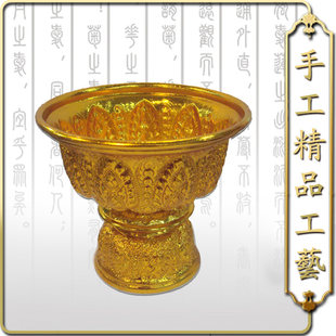 罗汉堂 Factory direct sales of Thai tribute bowl aluminum products, purely handmade (gold, silver)