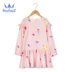 Nước Child 2019 mùa xuân và váy dài tay Casual Loose-fitting Cô gái Sita chiếc váy mùa thu cho trẻ em. 