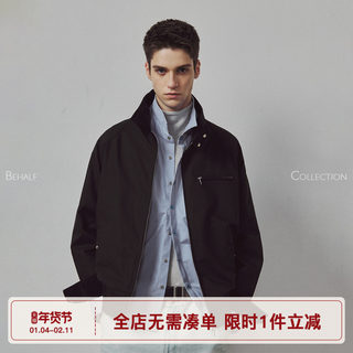 714street高端线BEHALF 极细纱织紧密纺“西部”哈灵顿翻边袖夹克