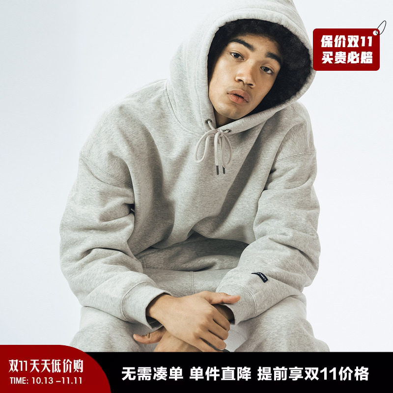 714street American Lianhood sweatshirt male and female 2023 new spring and autumn porn couples dress hooded sweatshirt with velvet jacket-Taobao