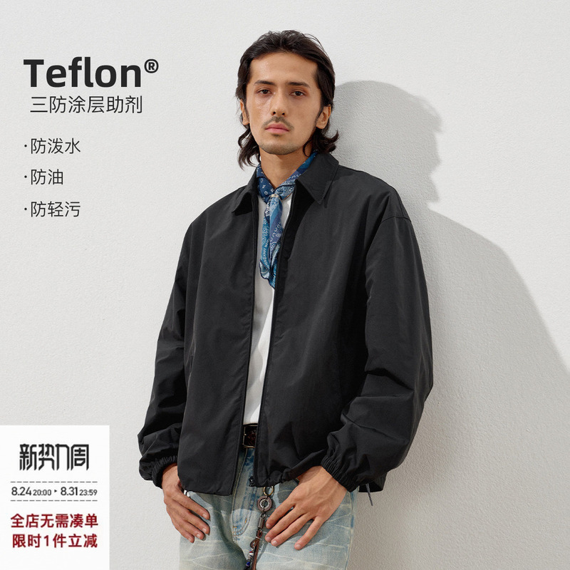 714Street Outdoor Waterproof Cleanfit Lapel Coach Jacket for Men and Women 2025 Autum Detroit Jacket
