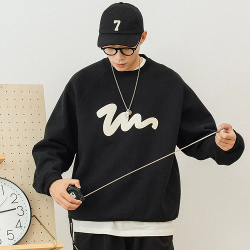 714street Демисезонная японская парная одежда подходит для мужчин и женщин для влюбленных, лонгслив, в американском стиле, оверсайз