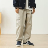 714street Японские летние штаны для отдыха, свободный прямой крой