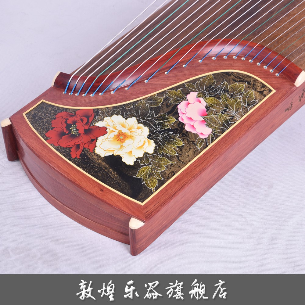 Dunhuang Guzheng 694PP Yunshang contains Dew Magnolia Wangchun national color agarson (Dunhuang musical instrument flagship store)