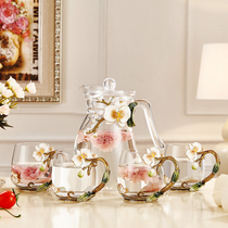 Enamel color water cup set Light luxury to send customers girlfriend girlfriends leading marriage new marriage to send new people to move to a new home