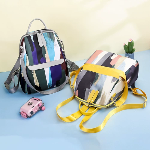 Рюкзак, сумка через плечо, модный универсальный ранец, сумка для путешествий, шоппер, ткань оксфорд, 2020, в корейском стиле