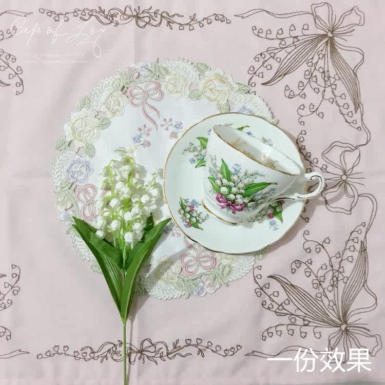 日本進口zakka 仿真鈴蘭花法式高端室內仿真花花藝手捧花素材