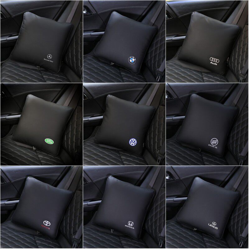 大众汽车抱枕被子两用帕萨特宝来途观奔驰宝马奥迪车载空调被靠垫 虎窝淘