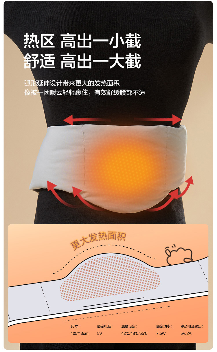 颈腰腹三用 蕉下 保暖发热围巾 护颈热敷 新低129元包邮（返20元猫超卡后） 买手党-买手聚集的地方