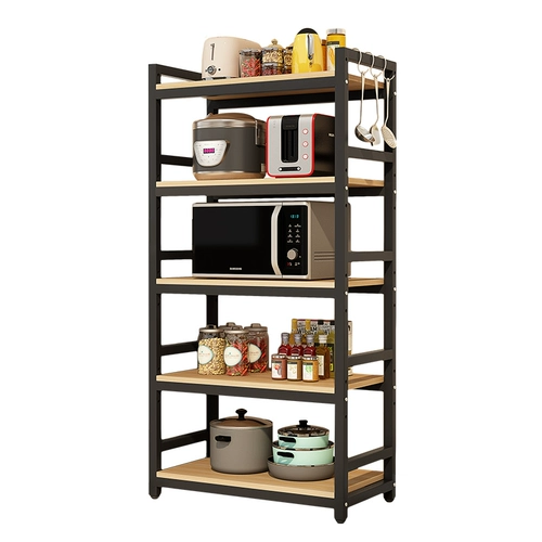 Кухонная полка посадка многослойная микроволновая печь печь Многофункциональное хранение домашнее кипящий