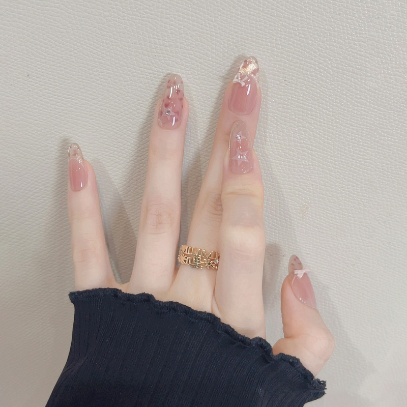 Wearable Nails 2026 New High-End Leopard Print French Cat Eye Nude Pink Handmade Nail Art Medium Length Sweetheart Pink Leopard Wearable Nails 2026 New High-End Leopard Print French Cat Eye Nude Pink Handmade Nail Art Medium Length Sweetheart Pink Leopard
