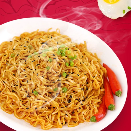 Baijia awangyan yansan turkey noodle сингл быстрого голодания сетка красные сумки платформы с лапшой с лапшой общежития