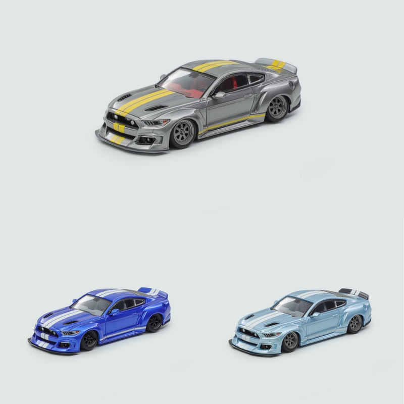 Liberty64 164 Sports Car Model Mustang Mk6 Wide-Body Kit Version Suitable for Ford