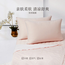 Downland Cold Sense Pillow Case Pure Cotton European High-end Pillow Core Single-Patient Child Pillow Cotton
