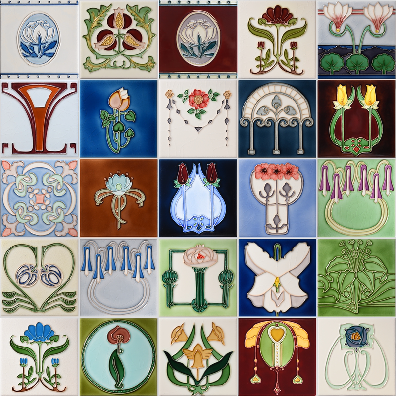 Li Yue New Art Style Retro Tile Enamel Glazed Kitchen Bathroom Balcony Entrance Background Wall Decorative Tiles