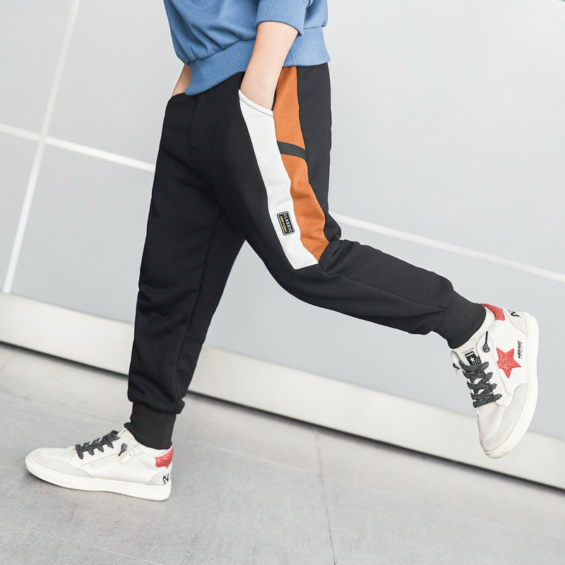 Chàng trai quần sweatpants mùa xuân mặc 2020 mùa xuân và mùa thu mới trẻ em không khí quần bông lớn thường childrens triều mỏng.