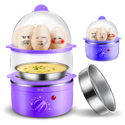 noi lau mini Ling Rui thời gian thông minh tự động tắt trứng hấp đôi 羹 máy in ấn trứng bằng thép không gỉ mini nhỏ - Nồi trứng nồi lẩu mini giá rẻ