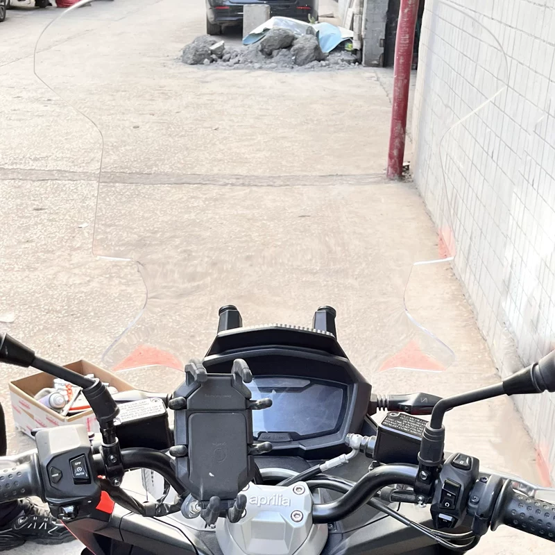 Подходит для переднего ветрового стекла Aprilia SR GT 200 модификация прозрачный дождевой щит аксессуары