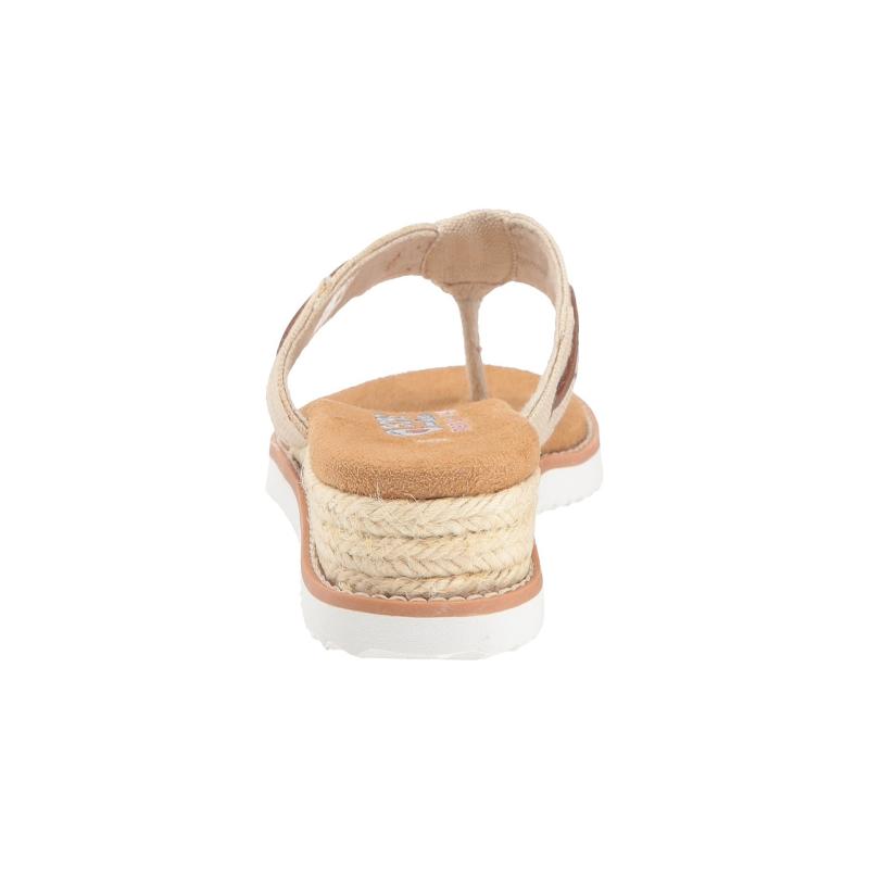 Skechers / SKECHERS Dép thể thao nữ Thong Beach Du lịch mùa hè dốc với thư trực tiếp của Mỹ 9011166 - Dép thể thao dép chữ h