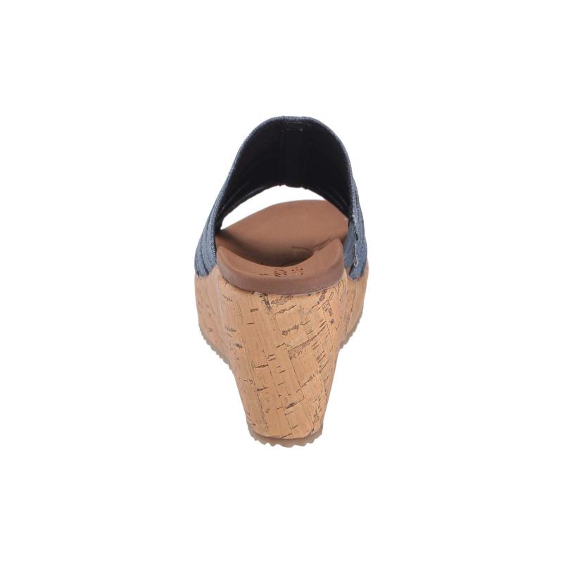 Skechers / SKECHERS dép thể thao nữ cao gót mỏng dây đai thoáng khí mùa hè thoải mái du lịch 9273235 - Dép thể thao giày dép juno