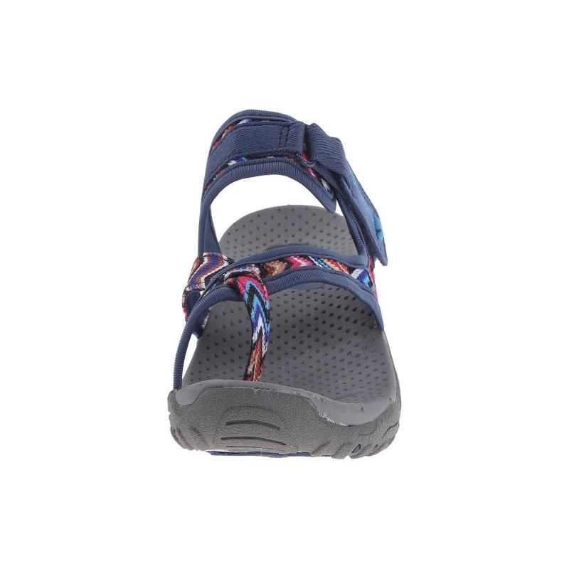 Skechers / SKECHERS dép thể thao nữ bằng phẳng đáy biển đi du lịch thoáng khí 8502758 - Dép thể thao dép uniqlo