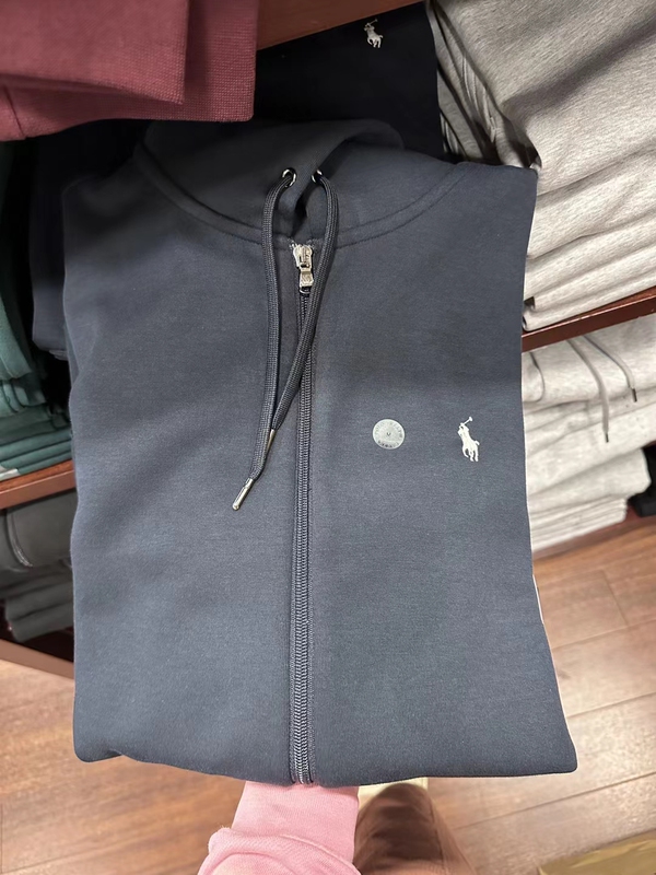 Directly Shipped from the Usa: Polo Ralph Lauren Men's Classic Hooded Zip-Up Sweatshirt Without Fleece and Sweatpants