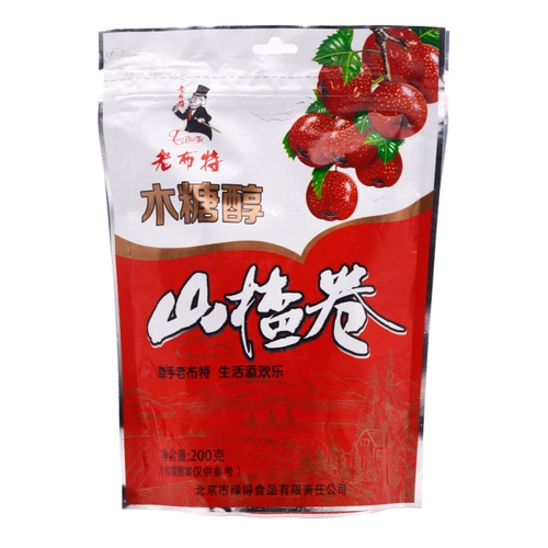 老布特 Без сахарного матчеюна рулон 200G Pigster Добавление Cascultine -Бесплатная Danpi Hawthorn Bar Комбинация тортов
