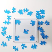 Jigsaw Puzzle 29 Blocks 10 level ten brain-burning Oreo puzzle alien SIXPACK transparent ugly exquisite