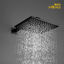 Bee tiger bird bathroom all copper pressurized shower head 8 10 12 inch thickened black shower head rain