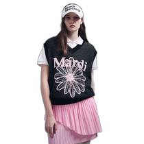 Korean direct mail MARDI MERCREDI ACTIF womens cotton vest JACQUARD KNIT VEST MA