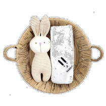 (SOUTH KOREA STRAIGHT MAIL) MINKELEPANG CUTE LITTLE RABBIT WITHOUT FLUORESCENT ROCKING BELL DOLL HANDTOWEL GIFT SUIT