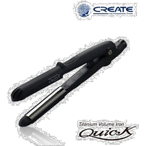 Korean direct mail CREATE curling hair straightener accessories titanium three-dimensional curling iron three-dimensional magic