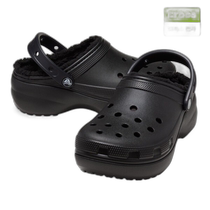 Korean direct mail Crocs more ice sports classic thick sole black 207938-001