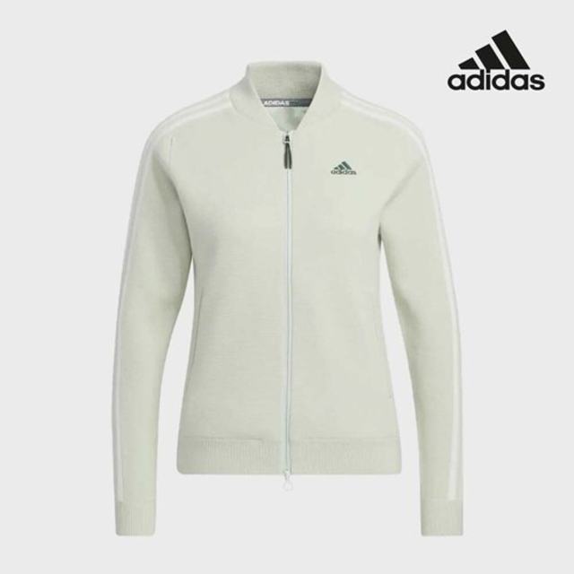 Korea direct mail [AdidasGOLF] Women's 3S windproof REDY sweater long-sleeved sweater green HG824