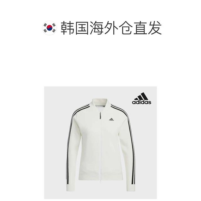 Korea Direct Mail [AdidasGOLF] Women's 3S Overall Placket Zipper Windproof REDY Long Sleeve Wool